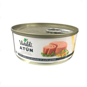 Atún en Aceite con Ensalada Vivaldi - 48 x 140 Gr