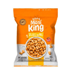 Salado Sin Piel Mani King - 10 x 120 Gr