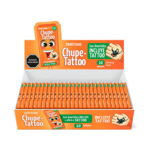 Chupeta Chupe-Tattoo Naranja - 50 x 12 525 Gr
